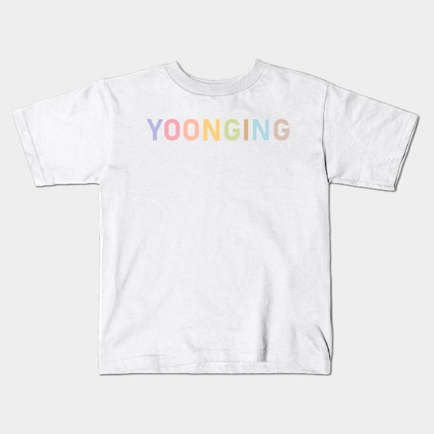 Yoonging Kids T-Shirt by Smilla